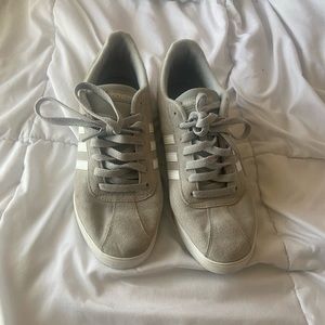 Cute simple grey adidas sneakers